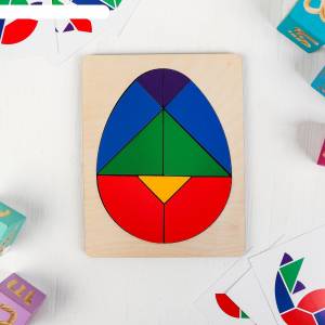 Головоломка «Колумбово яйцо» с карточками