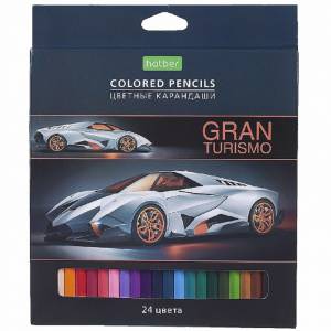 Карандаши цветные "ECO" 24 цв. "Gran Turismo" 