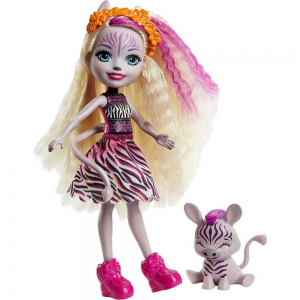 Игрушка кукла с зеброй