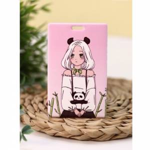 Держатель для карт Аниме "Perfect panda girl"