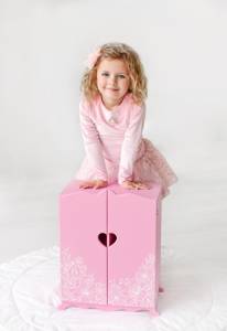 Шкаф с дизайнерским цветочным принтом "Diamond princess"