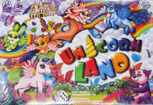 Настольная развлекательная игра серии "Unicorn landk"