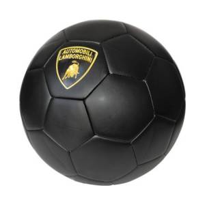 Мяч LAMBORGHINI футбольный матовый, размер 5(22см), 3 слоя, вес:430 гр, материал:TPU 4 mm, чёрный