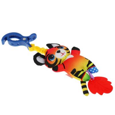 Текстильная игрушка, подвеска радужный тигренок 