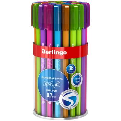 Ручка шариковая Berlingo синий 0,7 мм Starlight