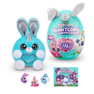 Игровой набор сюрпризы в яйце Zuru Rainbocorns Bunnycorn S2 в ассорт.