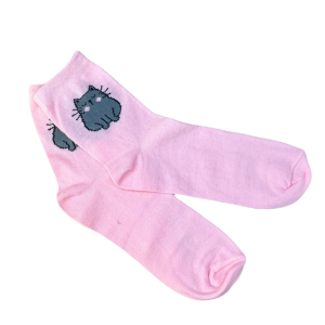 Носки женские "Cat" розовые