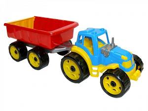 Траспортная игрушка "Трактор с прицепом"