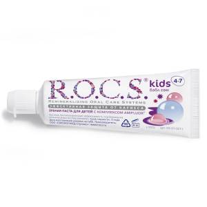 R.O.C.S. Зубная паста для детей Бабл Гам
