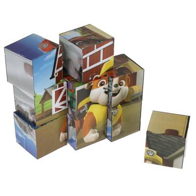 Набор из 9-и кубиков в пленке Щенячий Патруль настольные игры Умные игры